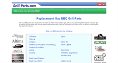 Desktop Screenshot of grill-parts.com